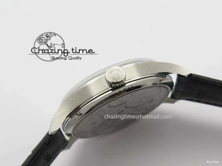 MIROTIME 0424 Effortless Portuguese IW544404 SS White Dial On Black Leather Strap A 7257